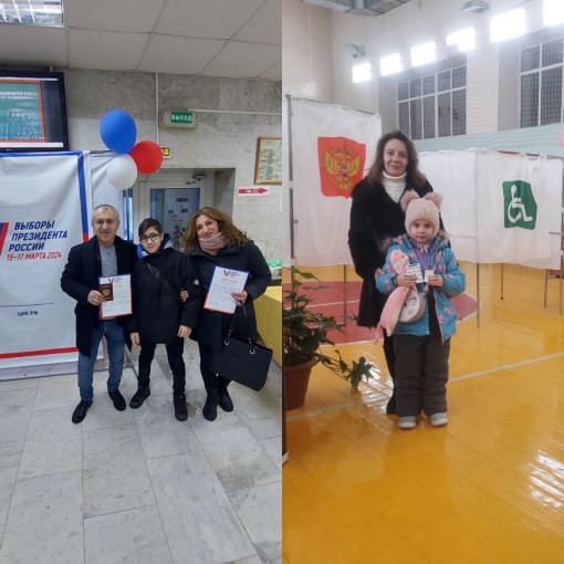 Семьи группы №10 участвовали в проекте «Всей семьей - на выборы».